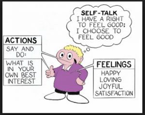 self talk actions feelings