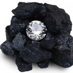 diamond in coal