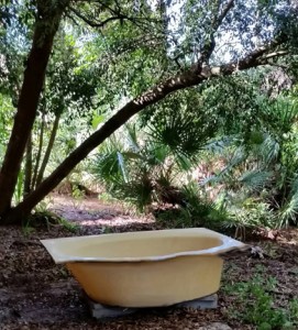 tub in garden 72