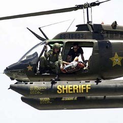 One type of Brevard County Sheriff's Office helicopter